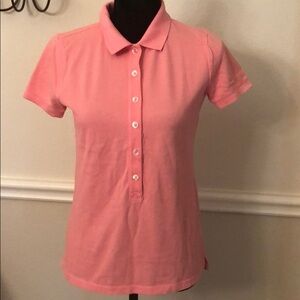J Crew peach polo size S